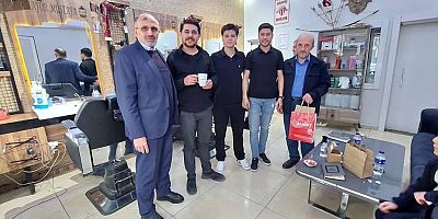 Saadet Partisi’nden Berber ve Kuaförlere Anlamlı Ziyaret