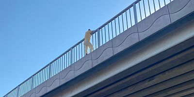 Sabah Saatlerinde İnegöl Kozluca Köprüsü'nde İntihar Girişimi