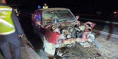 Sakarya'da kamyona çarpan otomobildeki kadın öldü