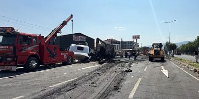 Sakarya’da Tır sürücüsünün öldüğü facia kaza güvenlik kamerasında
