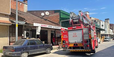 Sanayide korkutan yangın 