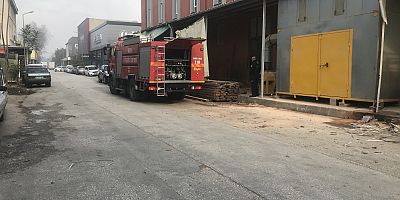 Sanayide yangın paniği