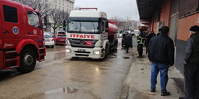 Sanayide yangın paniği