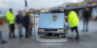 Seyir halindeyken alev aldı