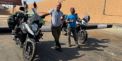 Sigarayı bıraktı, motosikleti ile 250 bin kilometre yol yaptı: Son durağı umre oldu