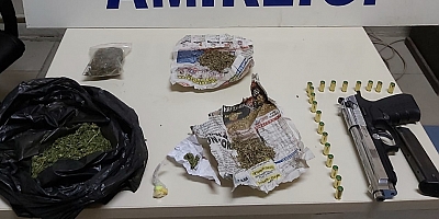 SİLAH VE UYUŞTURUCU MADDE ELE GEÇİRİLDİ