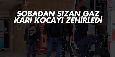 Sobadan sızan gaz karı kocayı zehirledi