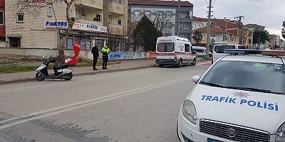 Süleymaniye Mahallesi İstiklal Caddesi üzerinde kaza