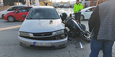Süleymaniye OSB’de Yaralamalı Kaza: Otomobil ve Motosiklet Çarpıştı