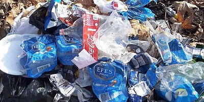 TAHTAKÖPRÜ KIRSALI İÇKİ ÇÖPLÜĞÜNE DÖNDÜ