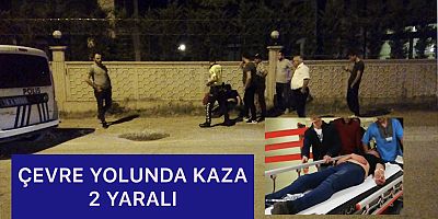 TAKLA ATAN ARACIN SÜRÜCÜSÜ KAÇTI; 2 YARALI