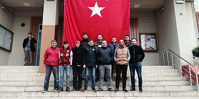 TARAFTARLARDAN BAŞKANA ZiYARET