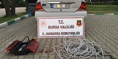 Tarım sulama aletlerini çalan  Hırsızlar Yakalandı