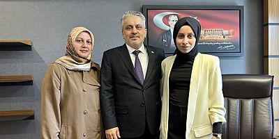 TBMM'ye kaydını yaptıran Salman, ilk misafirlerini ağırladı