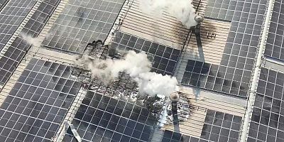 Tekstil fabrikasında yangın çıktı