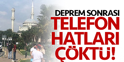 TELEFON HATLARI ÇÖKTÜ