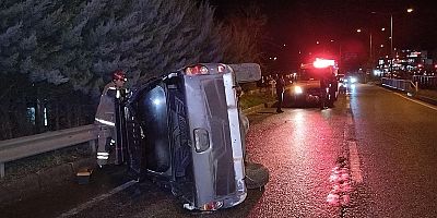 Tır ile kamyonetin çarpıştığı kazada 1 kişi yaralandı