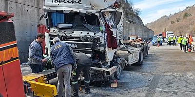 İnegöl yolunda korkutan kaza