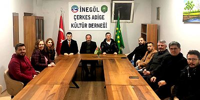 Tolga Baktimur, Ak Parti Belediye Meclis Üyesi Aday Adayı Adige Çerkes Kültür Derneğini ziyarette bulundu 