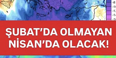 Türkiye Genelinde Yağışlı ve Soğuk Nisan Bekleniyor