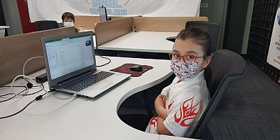 Türkiye’nin şampiyonu  İnegöllü minik Zeynep oldu