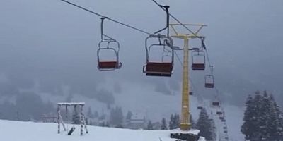 Uludağ'da kar yağışı etkisini sürdürüyor