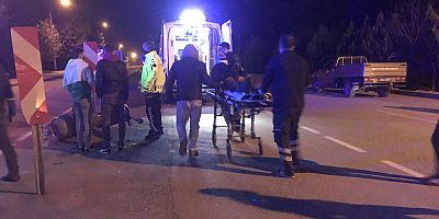 Vicdansız sürücü çarpıp kaçtı