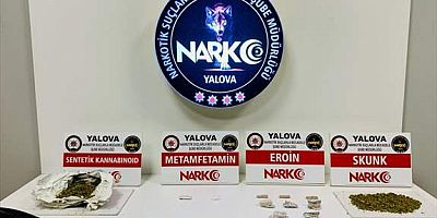 Yalova'da koltuk değneğinde uyuşturucu yakalanan zanlı tutuklandı