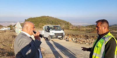 Yeniceköy ve Çiftlikköy arasında içme suyu hattı yenileme çalışmaları devam ediyor