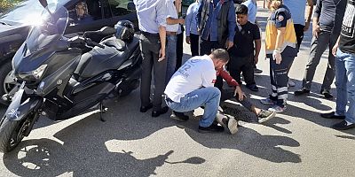 YOL FIRLAYAN ÇOCUK HASTANELİK OLDU