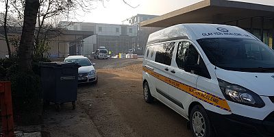 Yüksekten düşen işçi yaralandı