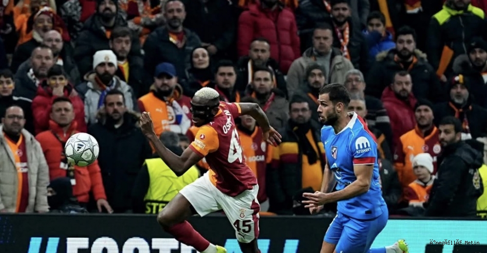 UEFA Şampiyonlar Ligi: Galatasaray: 1 - Atletico Madrid: 1 (Maç sonucu)
