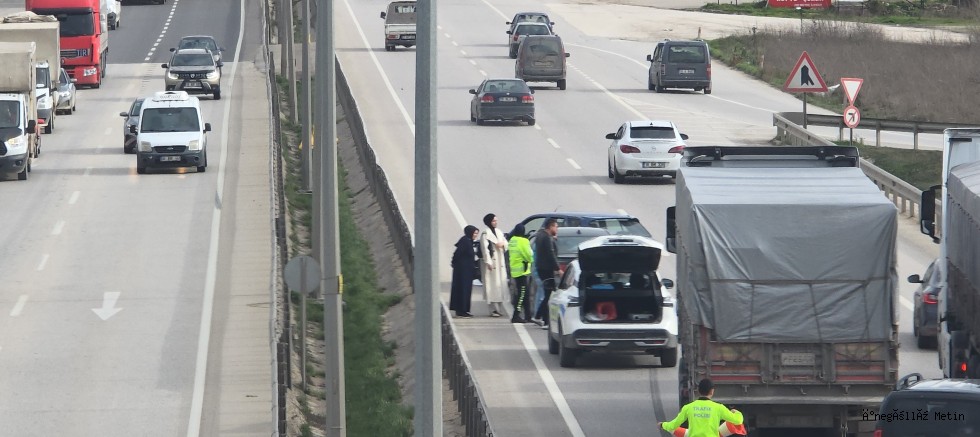Yenice Kavşağı’nda zincirleme kaza: 1 yaralı