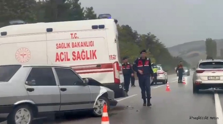 YENİŞEHİR’DE AMBULANS İLE OTOMOBİL ÇARPIŞTI!