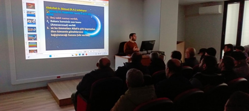 Yükümlü ve personele Miraç Kandili programı